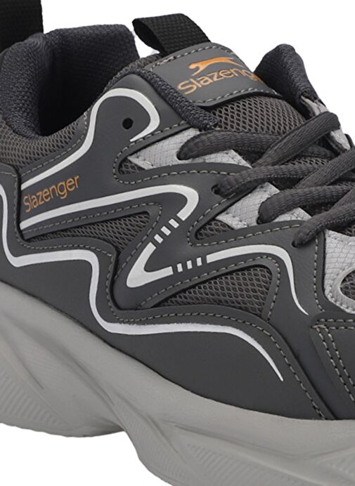 Slazenger MULTI I Erkek Sneaker Ayakkabı Koyu Gri / Gri - Görsel 5