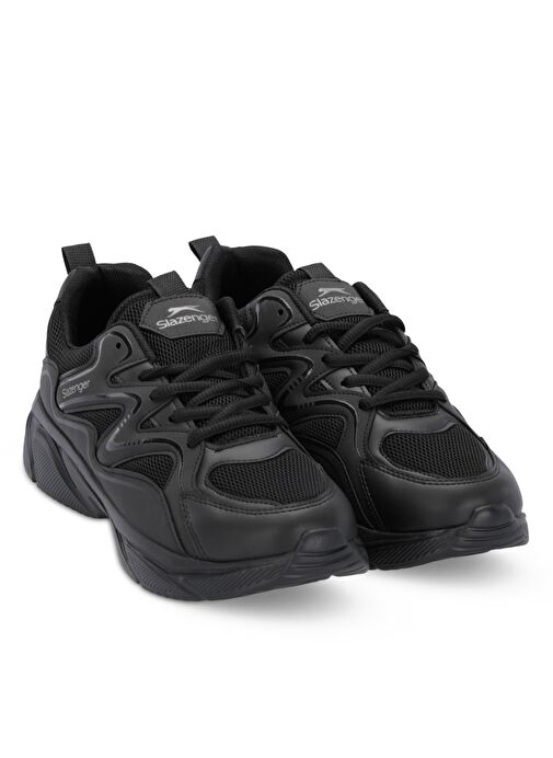 Slazenger MULTI I Erkek Sneaker Ayakkabı Siyah / Siyah - Görsel 3