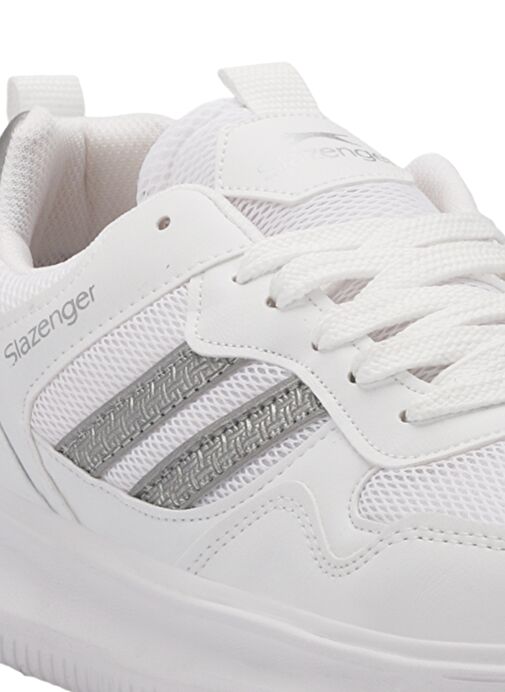 Slazenger MEGA I Erkek Sneaker Ayakkabı Beyaz / Gri - Görsel 5