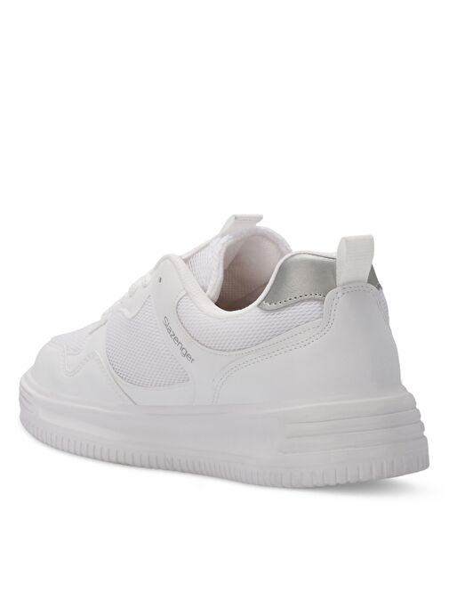 Slazenger MEGA I Erkek Sneaker Ayakkabı Beyaz / Gri - Görsel 4