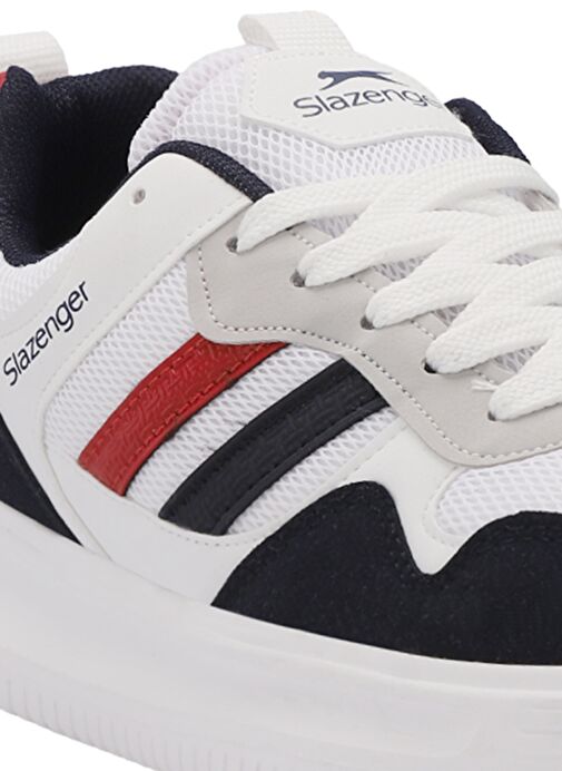 Slazenger MEGA I Erkek Sneaker Ayakkabı Beyaz / Lacivert - Görsel 5