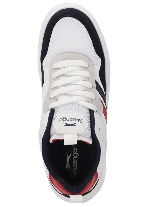 Slazenger MEGA I Erkek Sneaker Ayakkabı Beyaz / Lacivert - Görsel 6