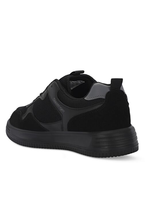 Slazenger MEGA I Erkek Sneaker Ayakkabı Siyah / Siyah - Görsel 4