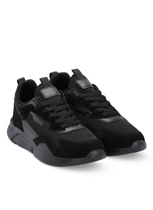 Slazenger OPTION Erkek Sneaker Ayakkabı Siyah / Siyah - Görsel 3
