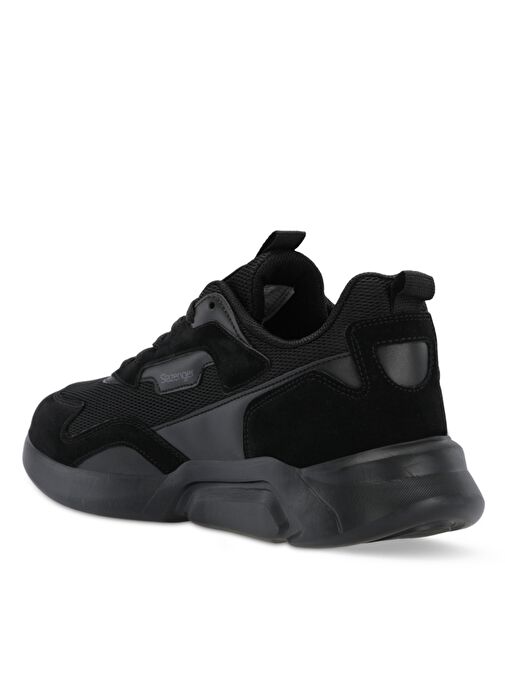 Slazenger OPTION Erkek Sneaker Ayakkabı Siyah / Siyah - Görsel 4