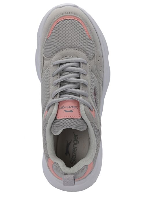 Slazenger OMAHA Kadın Sneaker Ayakkabı Gri / Pembe - Görsel 6