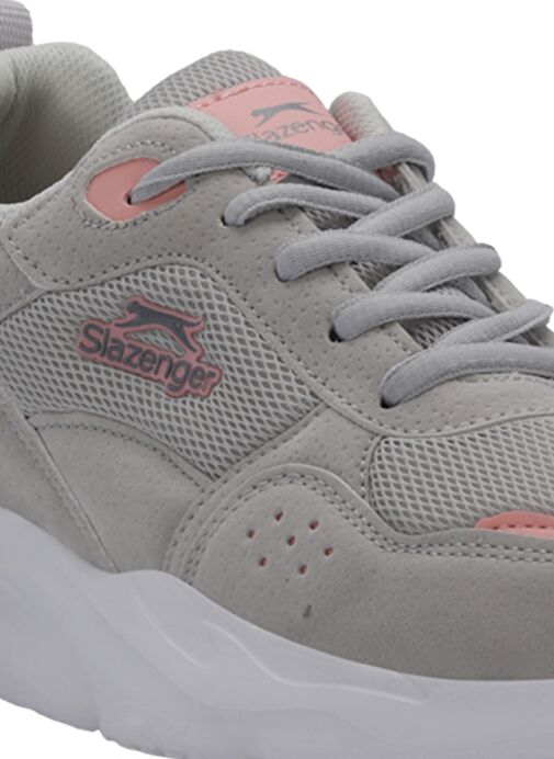 Slazenger OMAHA Kadın Sneaker Ayakkabı Gri / Pembe - Görsel 5