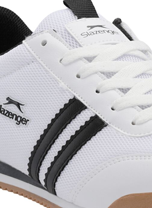 Slazenger OXO I Erkek Sneaker Ayakkabı Beyaz / Siyah - Görsel 5