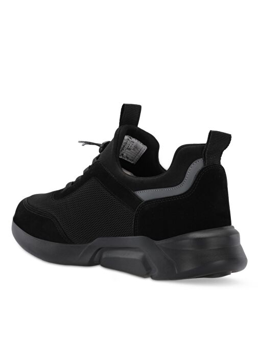 Slazenger OBINA I Erkek Sneaker Ayakkabı Siyah / Siyah - Görsel 4