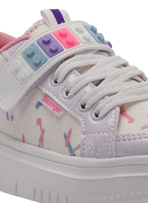 Slazenger NUMANCIA Kız Çocuk Sneaker Ayakkabı Beyaz / Pembe - Görsel 5