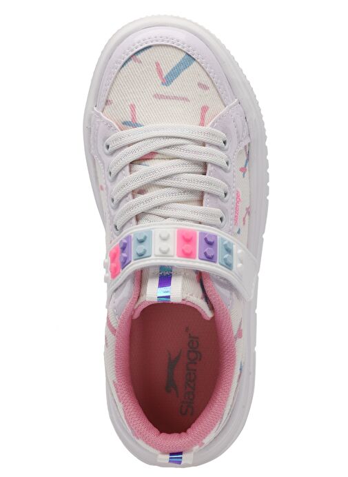 Slazenger NUMANCIA Kız Çocuk Sneaker Ayakkabı Beyaz / Pembe - Görsel 6