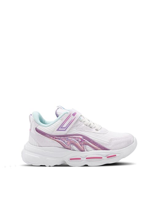 Slazenger NOBLE I Çocuk Sneaker Ayakkabı Beyaz - Görsel 2