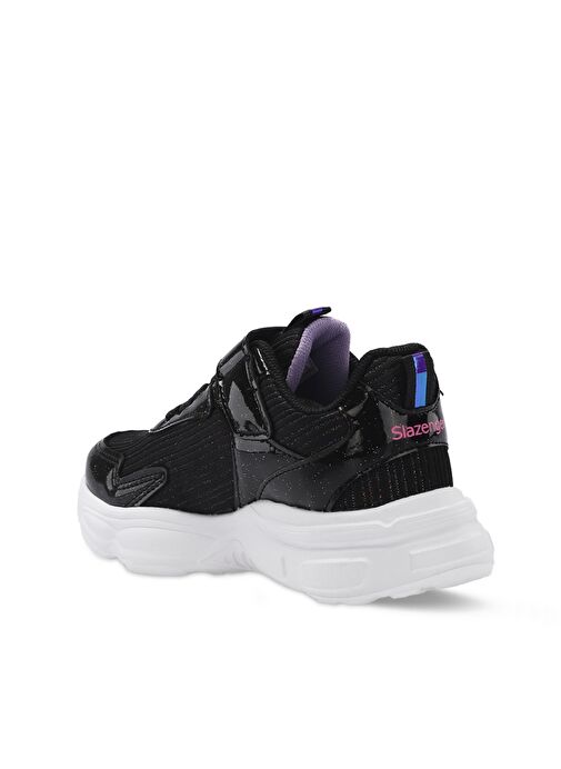 Slazenger NOBLE I Çocuk Sneaker Ayakkabı Siyah - Görsel 4