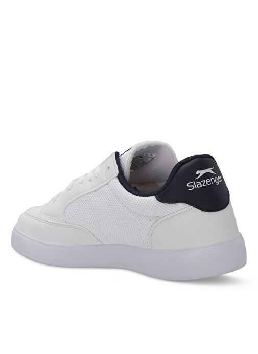 Slazenger FEDDE Erkek Sneaker Ayakkabı Beyaz / Lacivert - Görsel 4