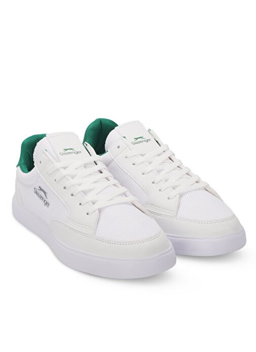 Slazenger FIDEL I Erkek Sneaker Ayakkabı Beyaz / Yeşil - Görsel 3