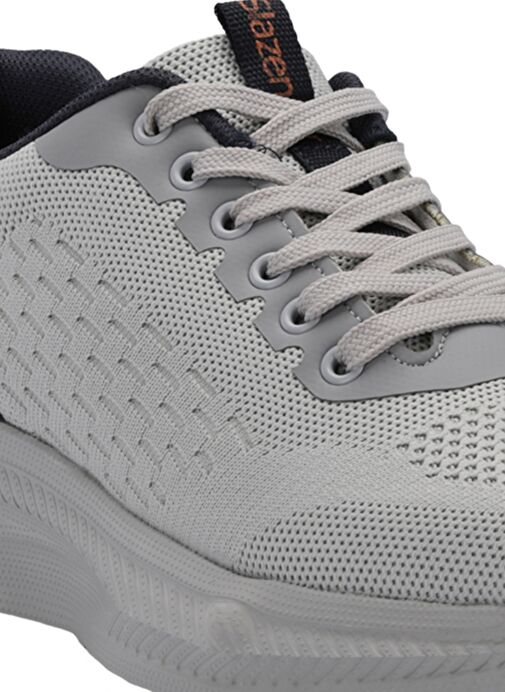 Slazenger LEMAR Kadın Sneaker Ayakkabı Gri / Lacivert - Görsel 5