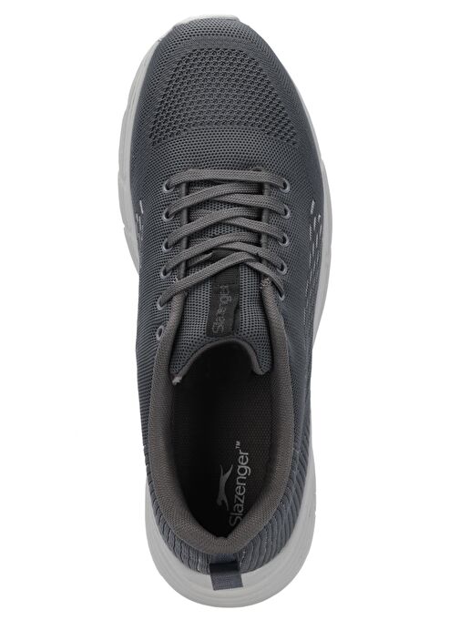 Slazenger LEVER I Büyük Beden Erkek Sneaker Ayakkabı Koyu Gri - Görsel 6