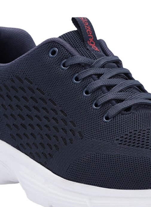 Slazenger LEVER I Büyük Beden Erkek Sneaker Ayakkabı Lacivert - Görsel 5