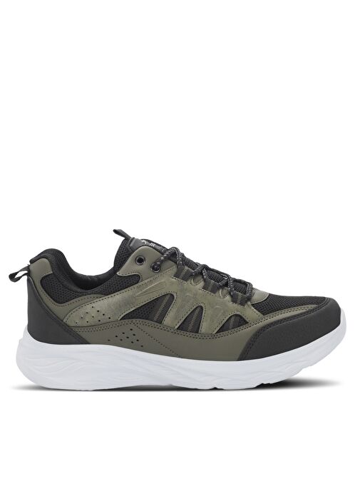 Slazenger GOAL Erkek Sneaker Ayakkabı Siyah / Haki - Görsel 2