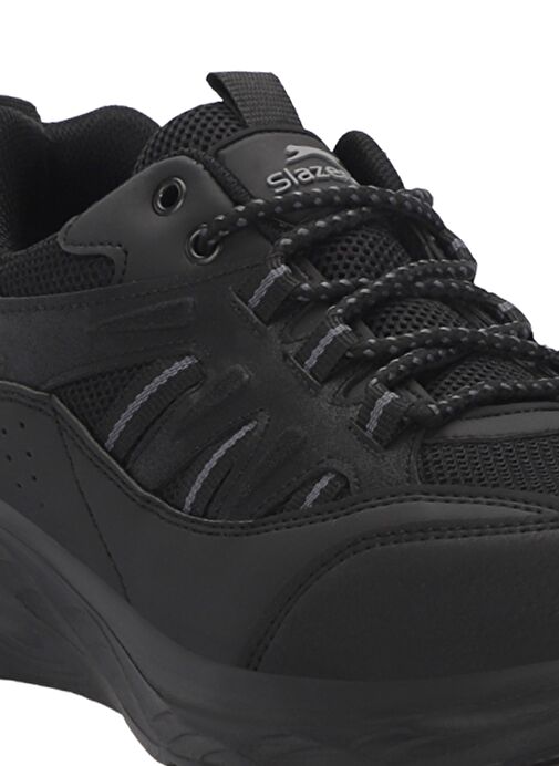 Slazenger GOAL Erkek Sneaker Ayakkabı Siyah / Siyah - Görsel 5