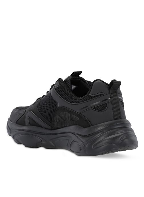 Slazenger GIZA Erkek Sneaker Ayakkabı Siyah / Siyah - Görsel 4