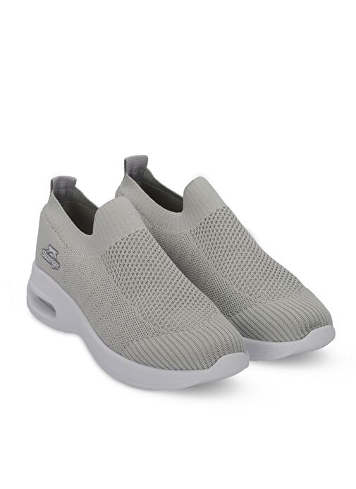 Slazenger BAAL I Kadın Sneaker Ayakkabı Gri - Görsel 3