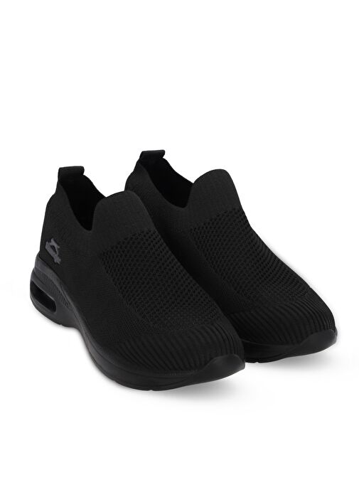 Slazenger BAAL I Kadın Sneaker Ayakkabı Siyah / Siyah - Görsel 3