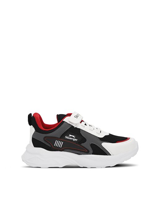 Slazenger KEMBA Erkek Çocuk Sneaker Ayakkabı Beyaz / Siyah - Görsel 2