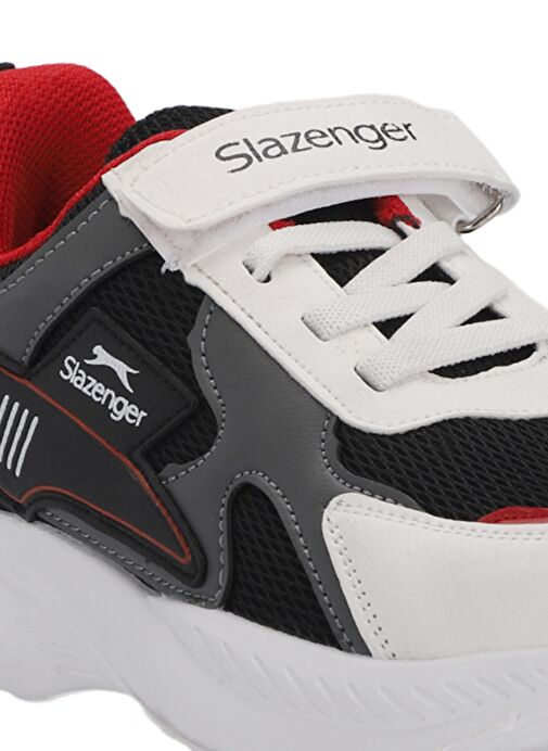 Slazenger KEMBA Erkek Çocuk Sneaker Ayakkabı Beyaz / Siyah - Görsel 5