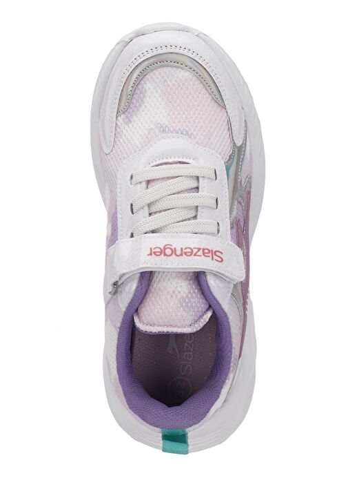 Slazenger KEMBA Kız Çocuk Sneaker Ayakkabı Beyaz / Lila - Görsel 6