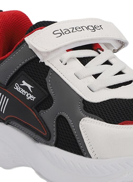 Slazenger KEMBA Erkek Çocuk Sneaker Ayakkabı Beyaz / Siyah - Görsel 5