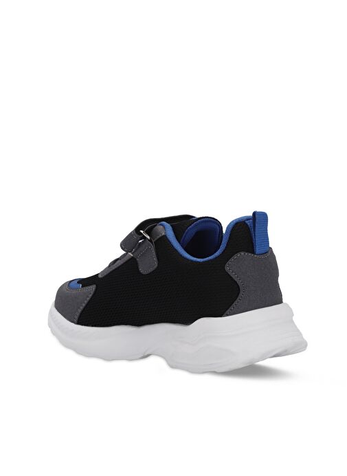Slazenger KEMBA Erkek Çocuk Sneaker Ayakkabı Siyah / Koyu Gri - Görsel 4
