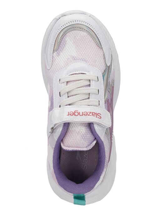 Slazenger KEMBA Kız Çocuk Sneaker Ayakkabı Beyaz / Lila - Görsel 6