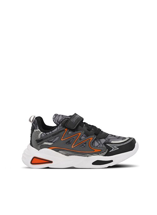 Slazenger KYRIE Erkek Çocuk Sneaker Ayakkabı Koyu Gri - Görsel 2