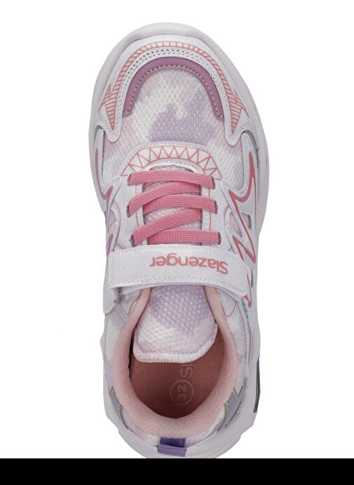 Slazenger KYRIE Kız Çocuk Sneaker Ayakkabı Beyaz / Pembe - Görsel 6