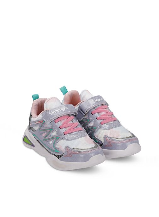 Slazenger KYRIE Kız Çocuk Sneaker Ayakkabı Mavi - Görsel 3