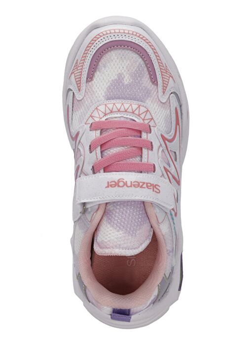 Slazenger KYRIE Kız Çocuk Sneaker Ayakkabı Beyaz / Pembe - Görsel 6