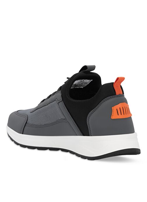 Slazenger TADDEO I Erkek Sneaker Ayakkabı Koyu Gri - Görsel 4