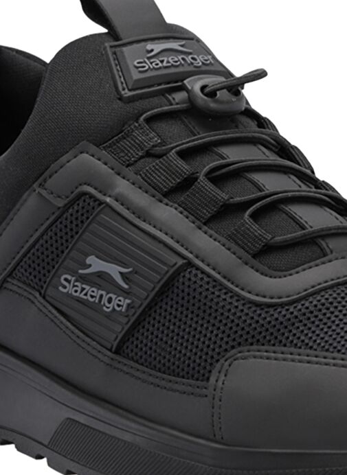 Slazenger TADDEO I Erkek Sneaker Ayakkabı Siyah / Siyah - Görsel 5