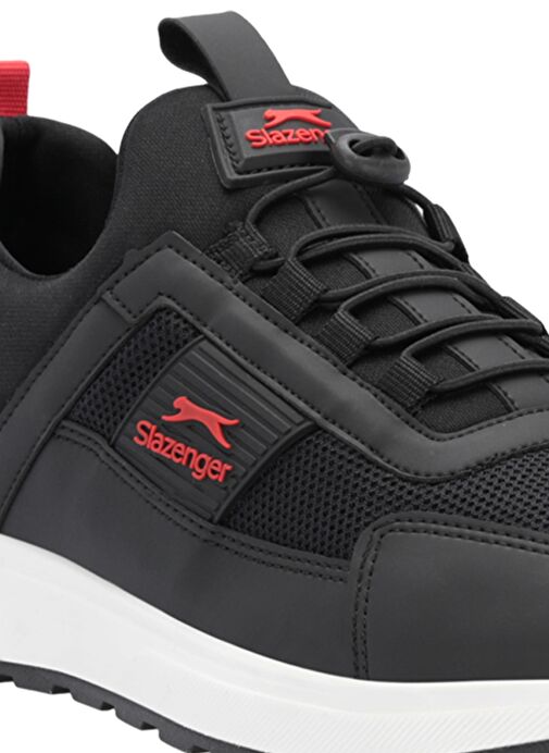 Slazenger TADDEO I Kadın Sneaker Ayakkabı Siyah / Kırmızı - Görsel 5