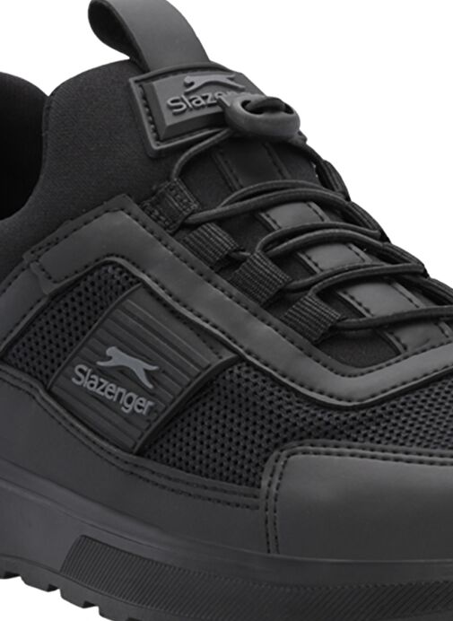 Slazenger TADDEO I Kadın Sneaker Ayakkabı Siyah / Siyah - Görsel 5