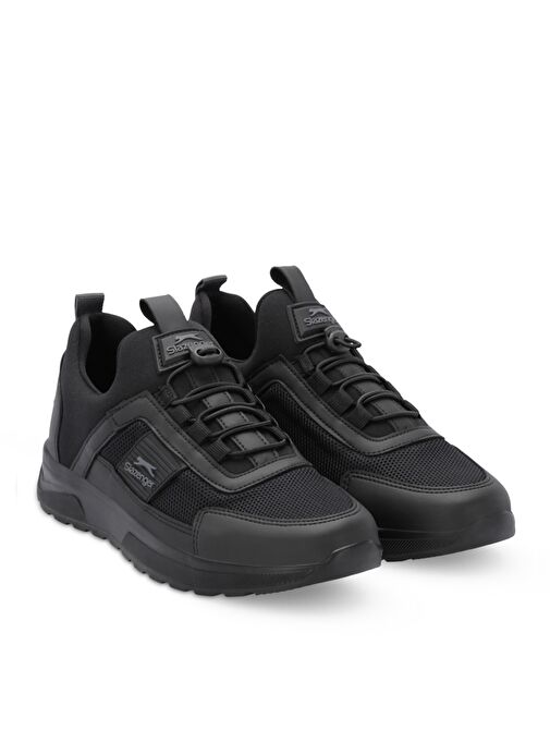 Slazenger TADDEO I Kadın Sneaker Ayakkabı Siyah / Siyah - Görsel 3