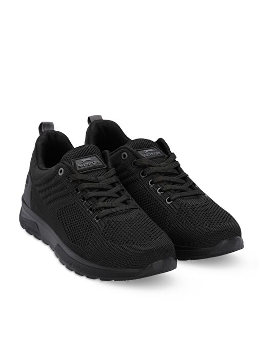Slazenger TRIPS I Kadın Sneaker Ayakkabı Siyah / Siyah - Görsel 3