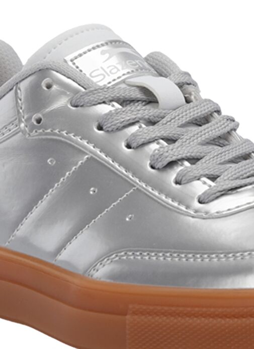 Slazenger MADDIE Kadın Sneaker Ayakkabı Gümüş - Görsel 5