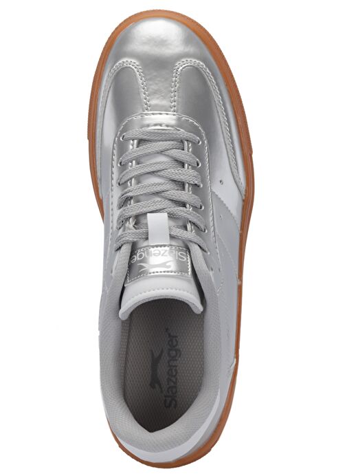 Slazenger MADDIE Kadın Sneaker Ayakkabı Gümüş - Görsel 6