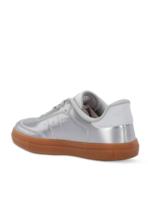 Slazenger MADDIE Kadın Sneaker Ayakkabı Gümüş - Görsel 4