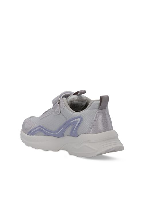Slazenger KLARION Kız Çocuk Sneaker Ayakkabı Gri / Mor - Görsel 4