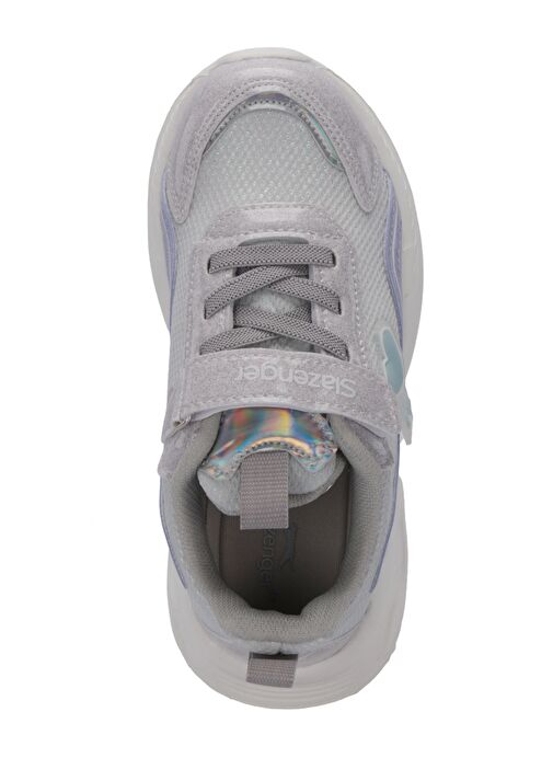 Slazenger KLARION Kız Çocuk Sneaker Ayakkabı Gri / Mor - Görsel 6