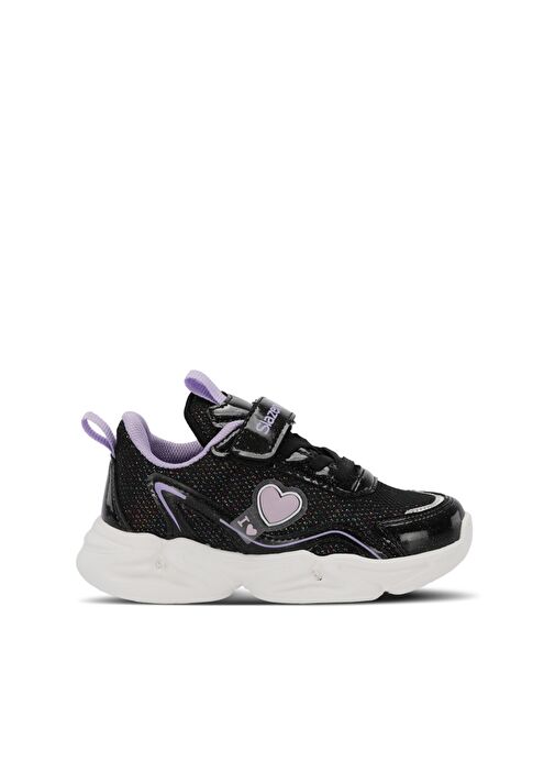 Slazenger KLARION Çocuk Günlük Siyah / Mor - Görsel 2