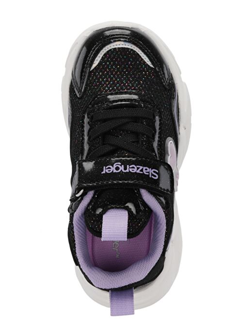 Slazenger KLARION Çocuk Günlük Siyah / Mor - Görsel 6